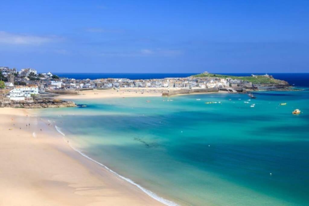 St Ives Apartment Private Parking With Garden 10 Minute Walk Into Town And Beach Экстерьер фото
